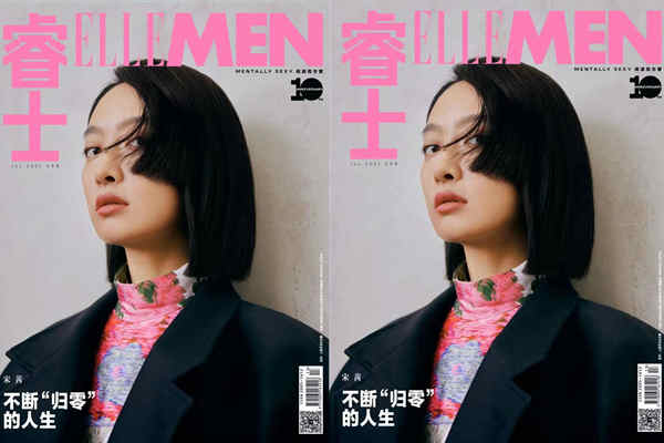 宋茜登最新杂志封面  公主切造型精致复古个性十足